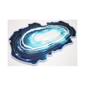 White Resin Handmade Modern Customized Serving <b>Tray</b> with Handle for Home & Hotel Use <b>Table</b> Decoration 2 Brother's Collection - Product Image 3