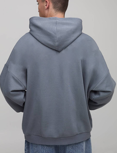 Sudadera con Capucha de Algodón para Hombre, Estilo Hip Hop Urbano Americano, Bordado 3D, Ropa Deportiva Esencial, Diseño Waffle Ecológico - Product Image 6