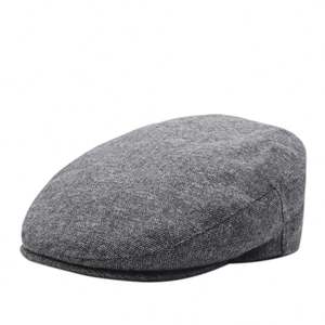 Wholesale Plain Breathable Newsboy <b>Flat</b> <b>Caps</b> Duckbill Ivy Hats <b>Cap</b> for <b>Men</b> Women Cotton <b>Cap</b> for Winter - Product Image 1