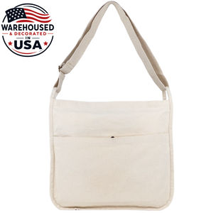 Sac messager en toile urbaine, sac bandoulière pour ordinateur portable, voyage, trajets quotidiens, fermeture éclair, style bohème, 14x14x5 pouces - Product Image 1
