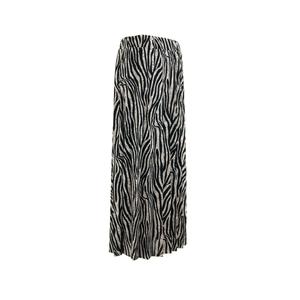 Gonna madre in crêpe plissettata con motivo elastico in vita in viscosa in Lycra foderata-OPPW2022KET605RFOPP605