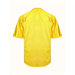 Maillot de football américain personnalisé avec logo, haute qualité, respirant, séchage rapide, grande taille, athlétique, entraînement sportif, hip-hop, ample, 100% - Product Image 2