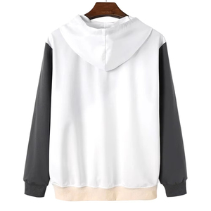 เสื้อฮู้ดแบบสวมหัวทรงปกติ ผ้าฝ้ายฟลีซ 100% สีพื้น มีกระเป๋า สวมใส่สบาย น้ำหนักเบา เหมาะสำหรับฤดูหนาว - Product Image 2