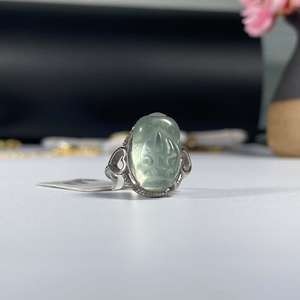 Bagues en argent 925 fluorite personnalisées de haute qualité du fabricant en gros Style classique - Product Image 1