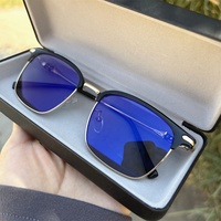 Lunettes de soleil photochromiques pour hommes, anti-UV400, monture carrée en alliage noir-gris, modèle 2026