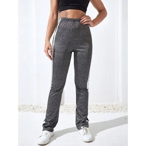Pantalon de survêtement pour femme Poches droites lâches Couleur unie Avec étiquette personnalisée Logo Pantalon de survêtement pour femme - Product Image 3