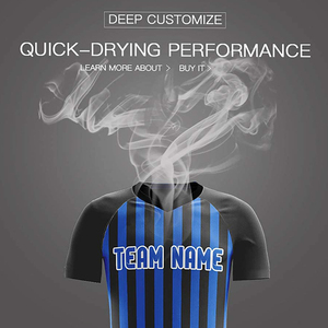 Top Thai Quality Soccer Uniform Jersey Latest Design Custom Popular Club Football Shirt Adult Breathable Short Sublimation - Product Image 4