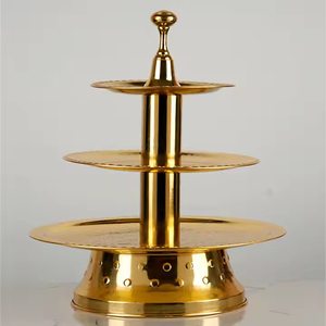 Soporte de pastel de Metal de diseño de lujo para decorar la mesa del hogar con soporte de pastel de Metal La mejor calidad Venta caliente por Decor IMPEX - Product Image 5