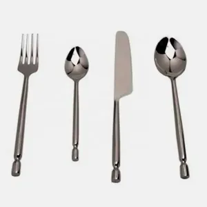 Ensemble de couverts en acier inoxydable élégant vaisselle de luxe en métal pour la maison, le restaurant, l'hôtel et le mariage - Product Image 1
