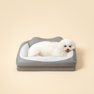 Auto-progettato 3D ghiaccio-fagiolo tessuto di raffreddamento per animali domestici divano letto in Memory Foam ortopedico cuccia per cane - Product Image 1