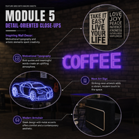 Café sur le thème des voitures avec mobilier complet, banquette, chaise de terrasse extérieure et façade vitrée pour café automobile industriel