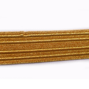 Tissu à paillettes écologique, ruban de tresse doré, garniture en dentelle, fil métallique, argent, or, design personnalisé, taille - Product Image 2