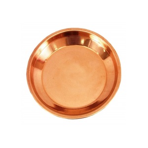 Classic Design Brass <b>Food</b> Serving Platter Customized Size Round Shape Serving Platter For Wedding <b>Party</b> Use - Product Image 4
