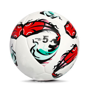 Balones de fútbol cosidos a máquina reforzados con impresión de logotipo personalizado profesionales de alta calidad fútbol híbrido para partido - Product Image 3