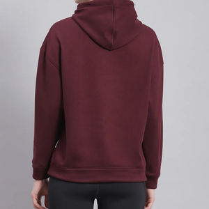 Uso al aire libre cómodo pulóver mujeres sudaderas con capucha estilo cordón polar transpirable mujeres sudaderas con capucha logotipo personalizado precio razonable - Product Image 5