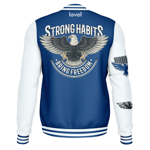 CustomLeather manga béisbol Varsity chaqueta más tamaño Varsity Bomber chaqueta para hombres Casual chaquetas de invierno para hombre - Product Image 2