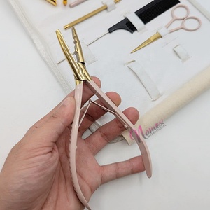 Nouveauté : Kit d'outils de pose d'extensions capillaires en acier inoxydable – Couleurs et logos personnalisés disponibles (OEM) – Qualité supérieure - Product Image 5
