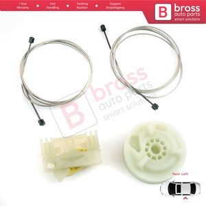 Kit de réparation de lève-vitre BWR367, porte arrière gauche pour Meriva MK1 A X03 2003-2010 93362663 - Product Image 2