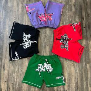 Custom Sun Faded <b>Shorts</b> Summer Cotton Vintage <b>Men</b> Acid Wash <b>Shorts</b> Dgt Print <b>Shorts</b> - Product Image 1