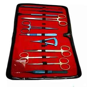 Kit de instrumentos de blefaroplastia 11 piezas CE certificado acero inoxidable grado quirúrgico párpado juego de cirugía plástica | Oftálmica - Product Image 3