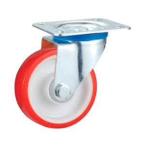 Venta Directa de Fábrica, Rueda Giratoria Industrial con Rodamiento de Bolas, Capacidad de Carga de 150 kg a 400 kg, con Núcleo de PP - Product Image 1