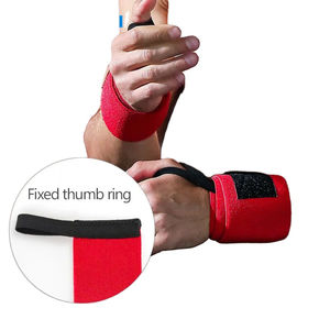 สายรัดข้อมือนีโอพรีนแบบยืดหยุ่นพิมพ์โลโก้ได้ หลายสี กันลื่น เป็นมิตรกับสิ่งแวดล้อม คุณภาพสูง สำหรับกีฬามวย ยกน้ำหนัก ป้องกันการบาดเจ็บ - Product Image 2