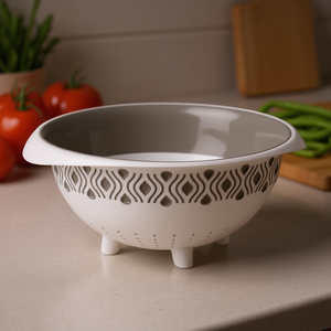 TOSCA Dove Grey Plastic <b>Colander</b> (28cm) by Stefanplast <b>Colanders</b> & <b>Strainers</b> Product Category - Product Image 3