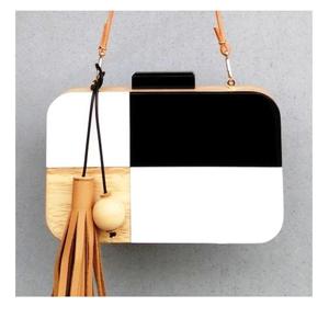 OCTAGONAL meilleure pochette personnalisée en résine artisanale indienne pour femmes sacs fourre-tout promotionnels - Product Image 2