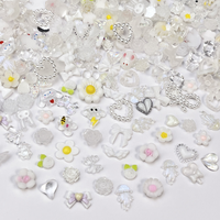 Multi Color Resin mini cartoon Nail mix Flower 3D Charms For DIY Acrylic Nail Art Ornaments Jewelry Accessories