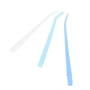 Dental Desechable <span class=keywords><strong>Saliva</strong></span> Aspirador Eyector Tubo de succión Quirúrgico Fuerte Pajita - Product Image 5