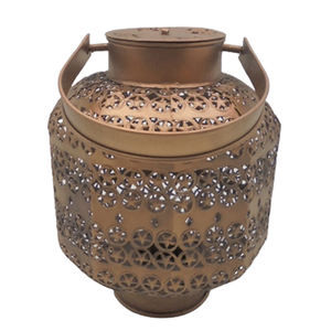 New Arrival Metal <b>Lantern</b> Spoke <b>Copper</b> Candle Jar For Festival & Tabletop Decoration Handmade in Bulk - Product Image 1