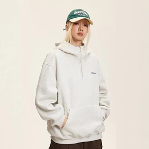 Sudadera con capucha estampada de algodón pesado Fabricantes Hombro caído Tela de rizo Estampado abstracto Sudadera informal para todas las estaciones Lavado con ácido - Product Image 4