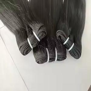 Paquetes de cabello humano crudo sin procesar Proveedor mayorista Indian Temple Virgin Cutticle Aligned Hair Proveedor Grado 12A Indian Raw Hair - Product Image 2