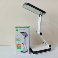 SMD LED pliable lampe de bureau lampe de table rechargeable sans fil grande batterie pour la maison et le bureau