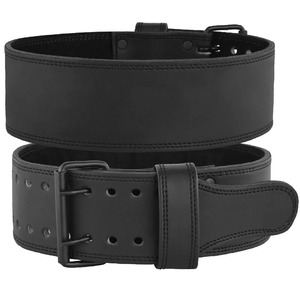 Haute boucle en acier en cuir de forme physique personnalisée musculation musculation Fitness compression entraînement accessoires de gymnastique ceintures - Product Image 2