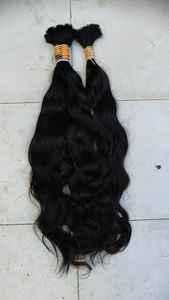 ผมต่อแบบ Remy สำหรับต่อผมมนุษย์บริสุทธิ์100% ไม่ผ่านกระบวนการผมชาวอินเดียเครื่องแต่งเป็นลอนผ้าคู่จากเจนไน - Product Image 4