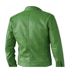 2024 Pakistan a fabriqué des vestes en cuir personnalisables pour hommes de qualité supérieure avec col montant style High Street pour l'hiver - Product Image 6