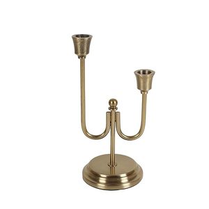 Fancy Handmade Metal <b>Brass</b> Candle Holder Round <b>Candlestick</b> Candles Holders for Table Dinning Wed Home Decor - Product Image 1