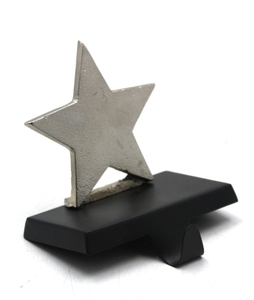 Soporte de calcetín de Navidad de hierro y aluminio con acabado de níquel hecho a mano para uso decorativo en el hogar - Product Image 5