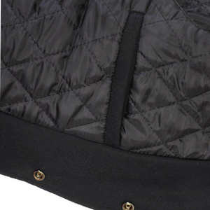 Veste en laine à manches longues Baseball Varsity Jacket pour hommes Vestes de Varsity Letterman vierges unies de haute qualité avec le logo de votre marque - Product Image 4