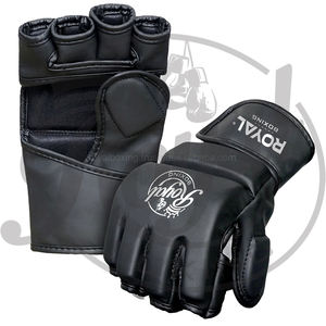 ถุงมือ MMA แบบครึ่งนิ้วระบายอากาศสำหรับใช้ในงานออกแบบโลโก้ได้ตามที่ต้องการ - Product Image 1