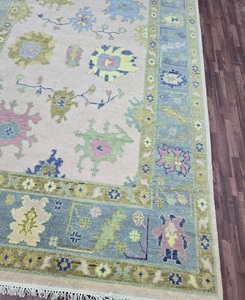 ชุดพรมขนสัตว์แบบถักมือสไตล์เปอร์เซียพรมโบราณสำหรับห้องนั่งเล่นตัดกองตกแต่งบ้านกันลื่นทำจากผ้าฝ้าย - Product Image 4