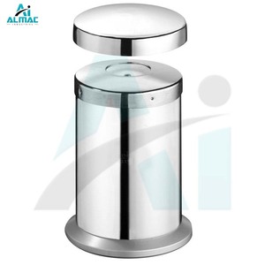 Dispensador de algodón ALMAC Premium Methot sin tapa hueco médico de acero inoxidable duradero para uso quirúrgico y clínico - Product Image 1