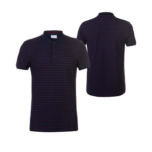 T-shirt tricoté respirant à motif uni pour hommes OEM Business Leisure pour POLO - Product Image 5