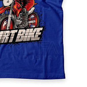 220GSM 100% algodón camiseta de gran tamaño DTF personalizado impreso gráfico camiseta American Streetwear moda urbana ropa Casual - Product Image 4