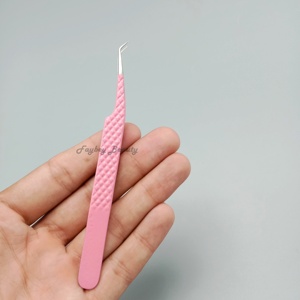 ISOLATION Pince à épiler à usage personnel en acier inoxydable avec pointe en fibre pointue - Product Image 6