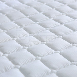 Protège-matelas matelassé en tricot doux et ajusté, non imperméable, respirant, écologique, toutes saisons, pour lit adulte à domicile - Product Image 2