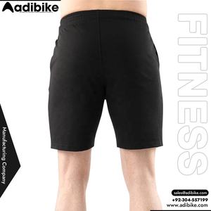 กางเกงขาสั้นออกกำลังกายผู้ชายคุณภาพสูงสั่งทำพิเศษ สำหรับวิ่งและฟิตเนส ทรงสปอร์ต ระบายอากาศได้ดี แห้งเร็ว มีเชือกผูกที่เข่า ราคาขายส่ง แบบซับลิเมชั่น - Product Image 6
