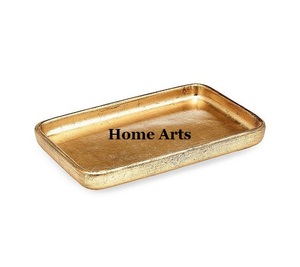 Plateau à dessert en aluminium au design magnifique avec plateau à thé et à café de couleur or de la plus haute qualité pour la vente la plus importante - Product Image 4