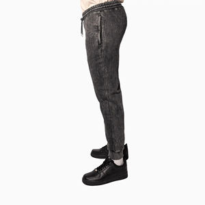 Nouveau design, pantalon de survêtement décontracté pour homme, coupe ample, lavage léger, 100% coton, respirant, séchage rapide, couleur unie - Product Image 2